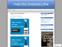 Tablet Screenshot of coachnick.wordpress.com