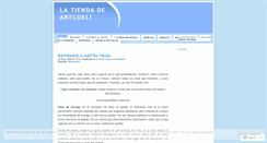 Desktop Screenshot of latiendadeartcoeli.wordpress.com