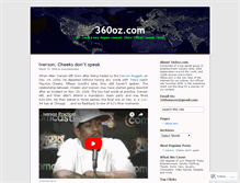 Tablet Screenshot of 360oz.wordpress.com