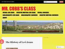 Tablet Screenshot of mrcobb.wordpress.com
