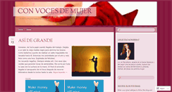 Desktop Screenshot of convocesdemujer.wordpress.com