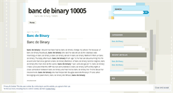 Desktop Screenshot of johnson.bancdebinary10005.wordpress.com