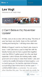 Mobile Screenshot of lesvogt.wordpress.com