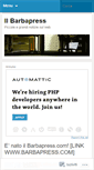 Mobile Screenshot of barbapress.wordpress.com
