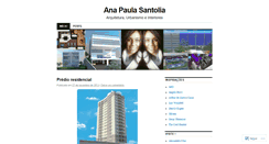 Desktop Screenshot of anapaulasantolia.wordpress.com