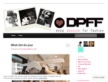 Tablet Screenshot of dpff.wordpress.com