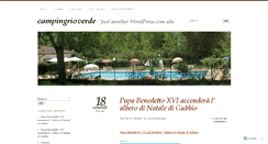 Desktop Screenshot of campingrioverde.wordpress.com