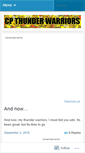 Mobile Screenshot of cpthunderwarriors.wordpress.com