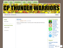 Tablet Screenshot of cpthunderwarriors.wordpress.com