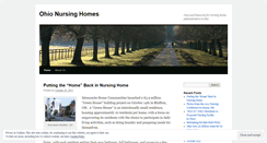 Desktop Screenshot of ohionursinghomes.wordpress.com