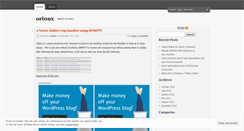 Desktop Screenshot of ori0nx.wordpress.com