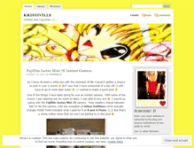 Tablet Screenshot of kristiville.wordpress.com