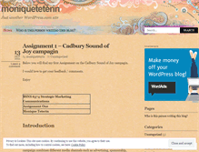Tablet Screenshot of moniqueteterin.wordpress.com