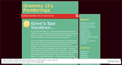 Desktop Screenshot of grammyjj.wordpress.com