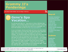 Tablet Screenshot of grammyjj.wordpress.com