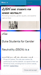 Mobile Screenshot of dukegenderneutral.wordpress.com