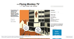 Desktop Screenshot of flyingmonkeytv.wordpress.com