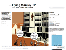 Tablet Screenshot of flyingmonkeytv.wordpress.com