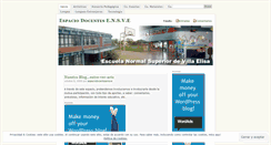 Desktop Screenshot of espaciodocentesensve.wordpress.com