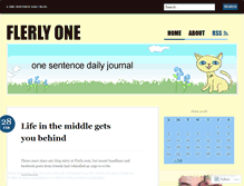 Tablet Screenshot of flerlyone.wordpress.com