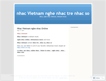 Tablet Screenshot of nhac.wordpress.com