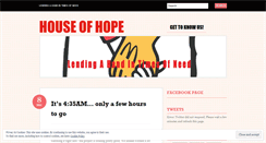 Desktop Screenshot of houseofhopecem345.wordpress.com