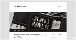Desktop Screenshot of imwalkinhere.wordpress.com