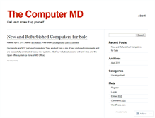 Tablet Screenshot of computermdsite.wordpress.com