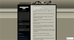 Desktop Screenshot of corazonss.wordpress.com