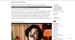 Desktop Screenshot of carlacoelhor.wordpress.com