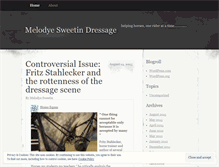 Tablet Screenshot of melodyesweetin.wordpress.com