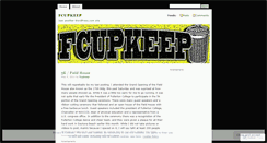 Desktop Screenshot of fcupkeep.wordpress.com