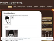 Tablet Screenshot of dwikurniasaputro.wordpress.com
