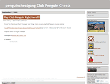 Tablet Screenshot of penguincheatgang.wordpress.com