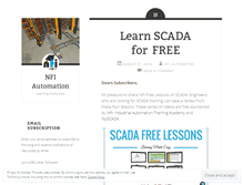 Tablet Screenshot of nfiautomation.wordpress.com