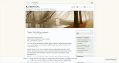 Desktop Screenshot of kisahcinta.wordpress.com