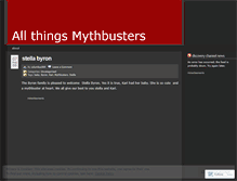 Tablet Screenshot of mythbusters456.wordpress.com