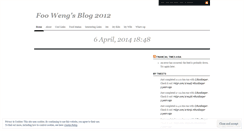 Desktop Screenshot of fooweng.wordpress.com
