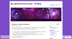Desktop Screenshot of mrsbarrettsscienceclass.wordpress.com