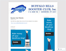 Tablet Screenshot of billsboosters.wordpress.com