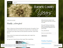 Tablet Screenshot of harnettcountyyears.wordpress.com