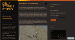 Desktop Screenshot of deliastonesstudio.wordpress.com