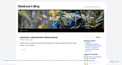 Desktop Screenshot of glezbony.wordpress.com