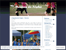 Tablet Screenshot of meninasfrisbee.wordpress.com