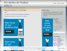 Tablet Screenshot of positivov25.wordpress.com