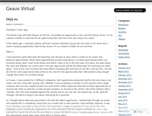 Tablet Screenshot of geauxvirtual.wordpress.com