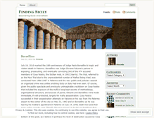 Tablet Screenshot of findingsicily.wordpress.com