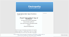 Desktop Screenshot of electropathy.wordpress.com