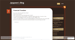Desktop Screenshot of jpqueen.wordpress.com