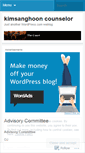 Mobile Screenshot of kimsanghooncounselor.wordpress.com